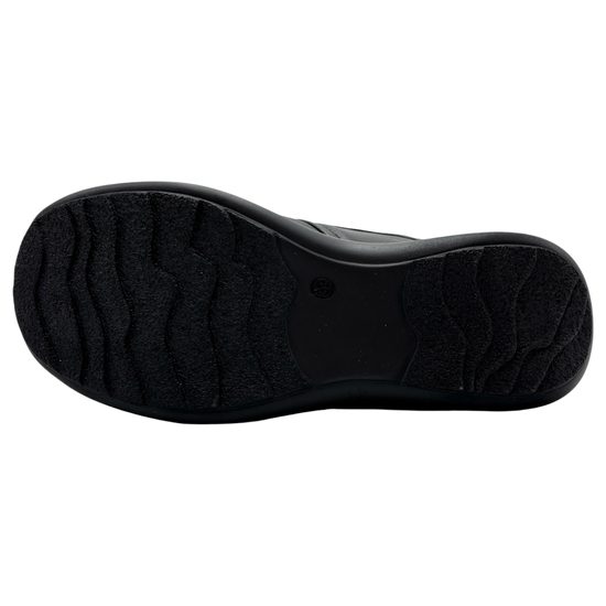 Zdravotní polobotky dámské černé Axel kožené AX1986 K-M na široké chodidlo