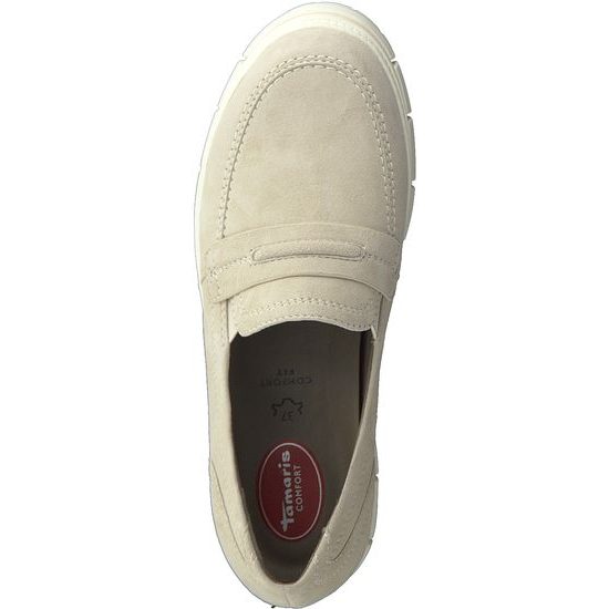 Mokasíny Tamaris beige suede 8-8-84700-29 402