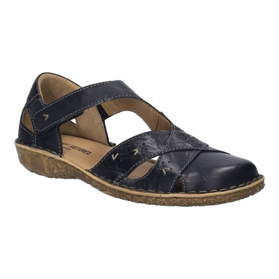 Dámské sandály černé Josef Seibel Rosalie 03 široká špička