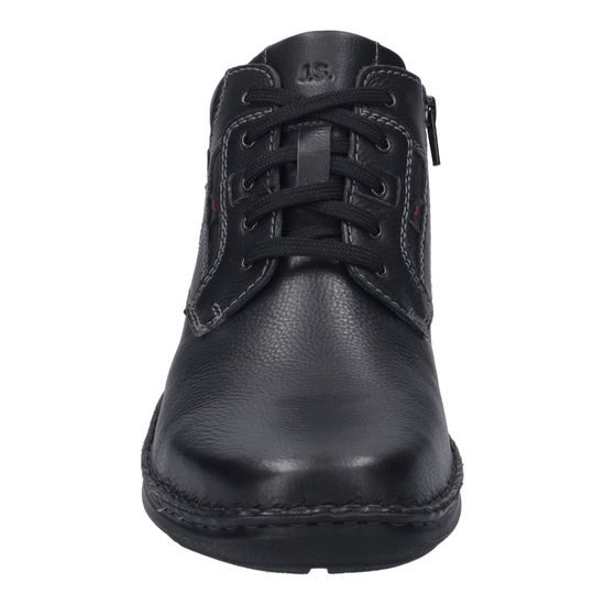 Pánské kotníkové zimní boty černé Josef Seibel New Anvers 35 na široké chodidlo