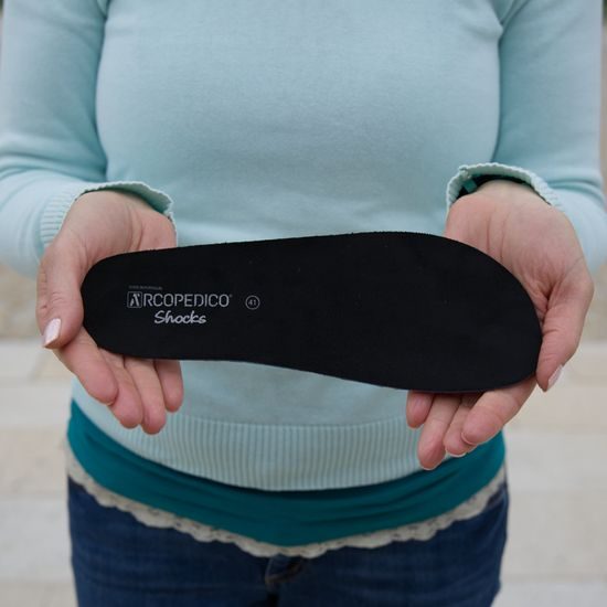 Dámské mokasíny černé Arcopedico elastické Olympus široká špička