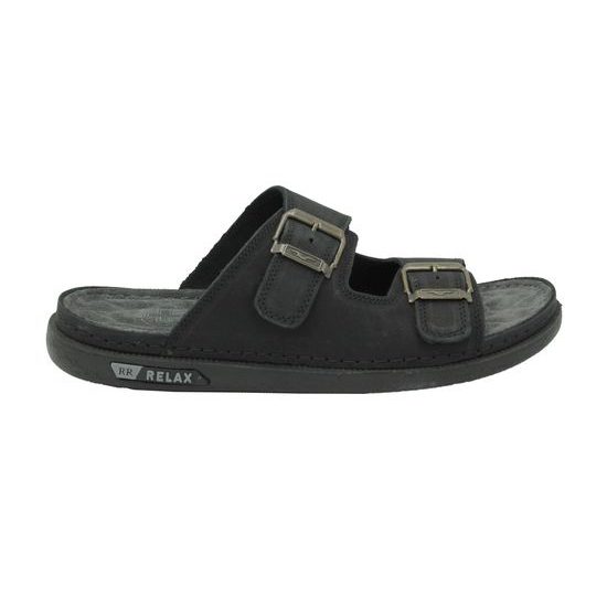 Pánské zdravotní pantofle černé Mediline M01