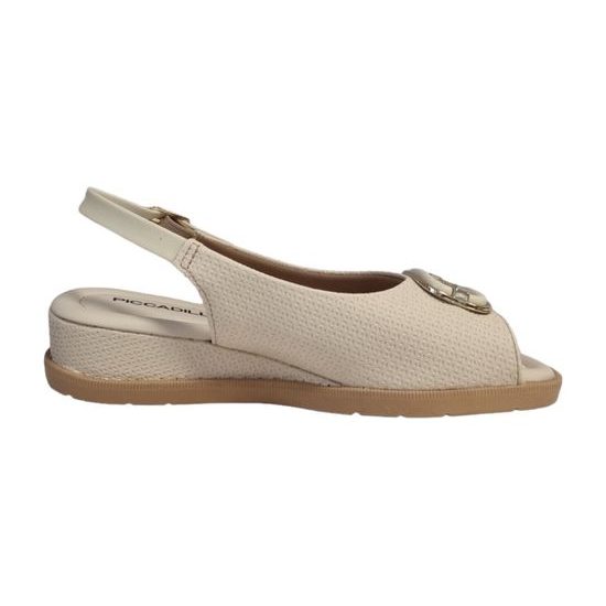 Sandály Piccadilly Joanete krémové 458033-1 na hallux