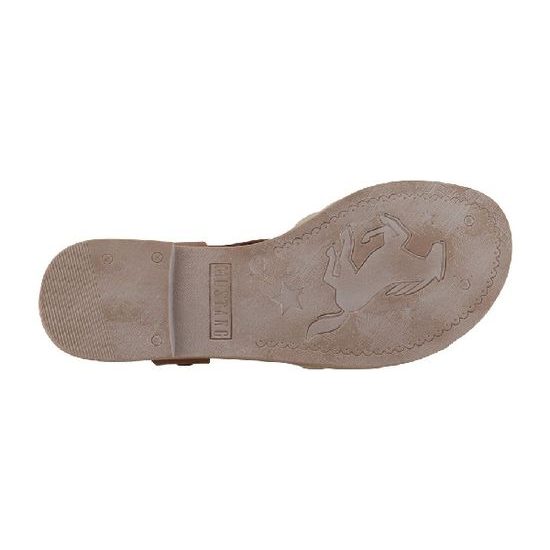 Nadměrné dámské sandály béžové Mustang 26M0072002