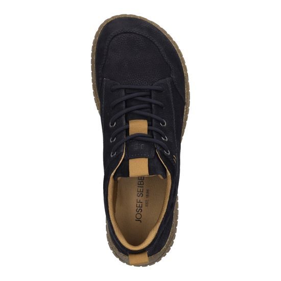 Pánské barefoot polobotky modré Josef Seibel Wallace 02 široká špička