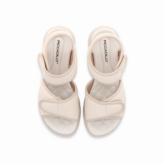 Dámské sandály krémové Piccadilly 571003-034 na hallux