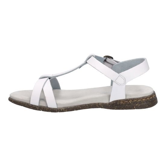 Nadměrné dámské sandály bílé Josef Seibel Fabricia 01