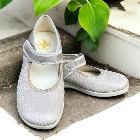 Baleríny béžové Mediline elastické 9150 na hallux