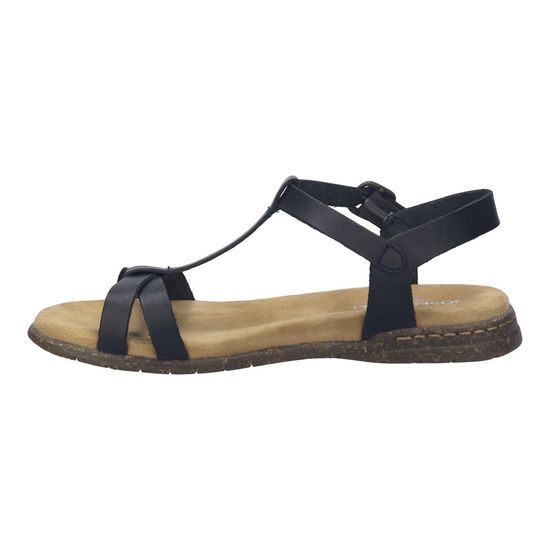 Nadměrné dámské sandály černé Josef Seibel Fabricia 01