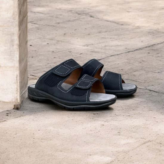 Pantofle pánské Jomos 503601 černé na vysoký nárt