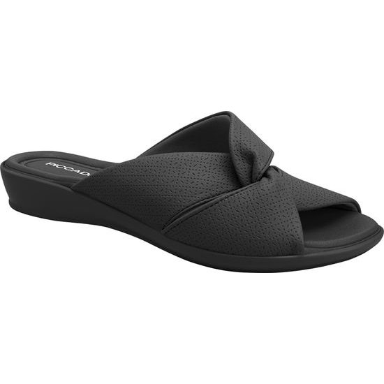 Dámské pantofle černé Piccadilly 500376-011 na hallux