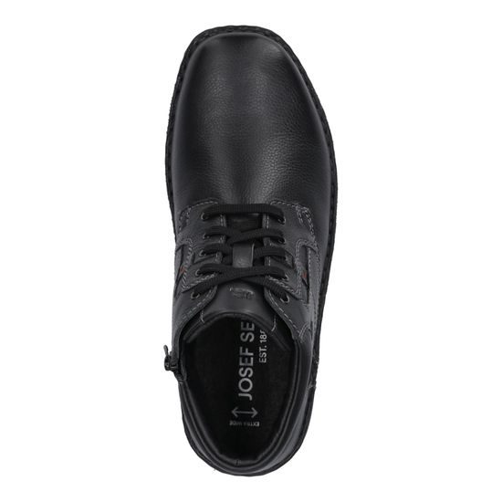 Pánské kotníkové zimní boty černé Josef Seibel New Anvers 35 na široké chodidlo