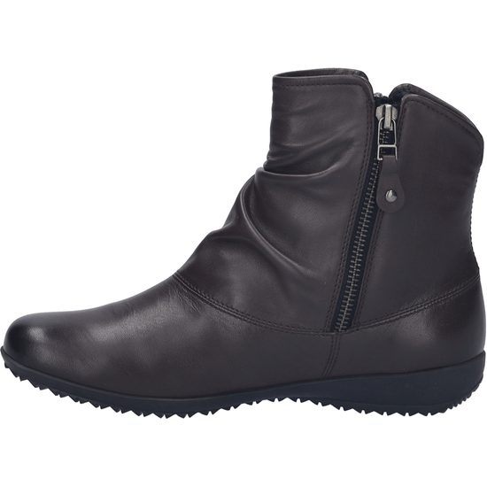 Dámské zimní kotníkové boty kožené Josef Seibel Naly 24 hnědé zateplené široká špička