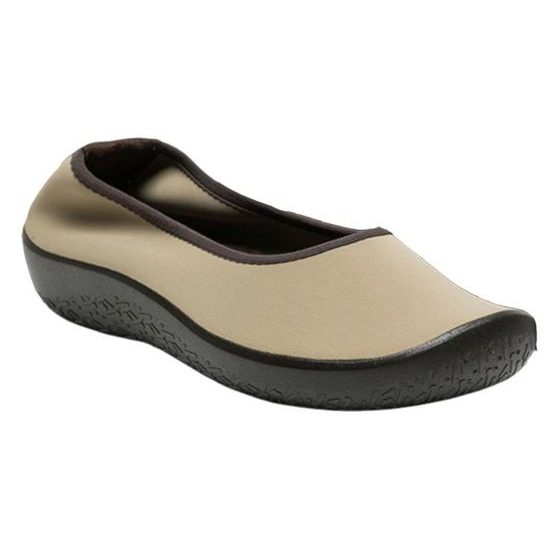 Baleríny béžové Arcopedico elastické Acari široká špička