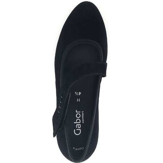 Nadměrné dámské lodičky černé Gabor 56.149.47