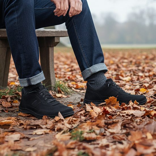 Pánské polobotky černé Josef Seibel New Anvers 21 na široké chodidlo