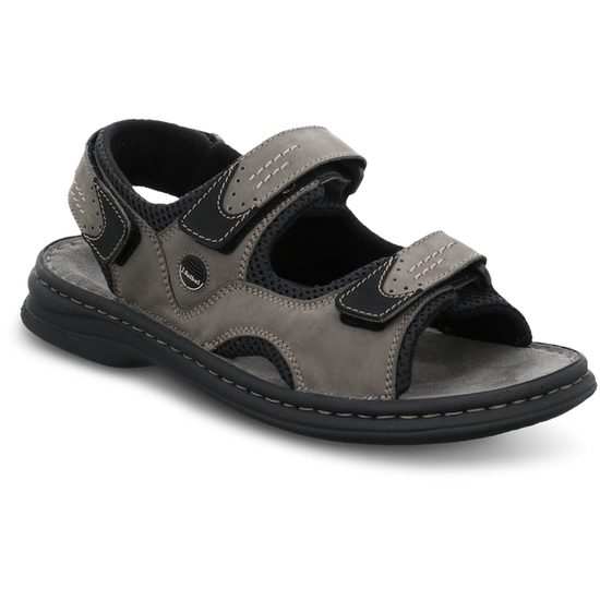 Sandály pánské Josef Seibel Franklyn šedé kožené
