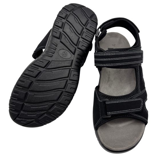 Nadměrné dámské sandály černé Urban Ladies