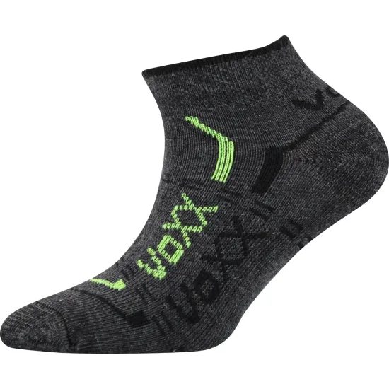 Ponožky VoXX Rexik 01 tm.šedé/zelené