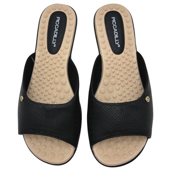 Dámské pantofle černé Piccadilly Camila na hallux