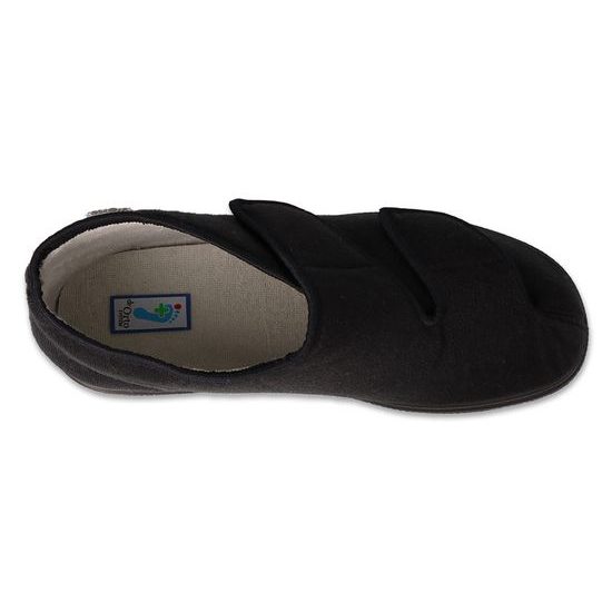 Obvazová obuv Dr. Orto černé 986M003 na široké chodidlo