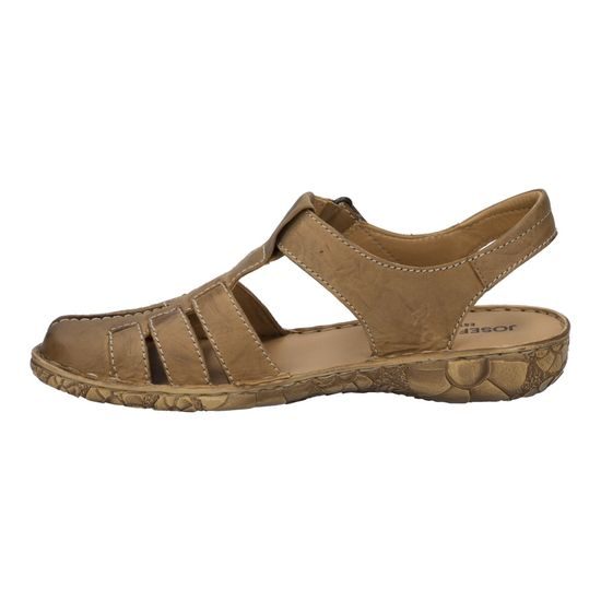 Sandály dámské Josef Seibel Rosalie 48 hnědé kožené široká špička
