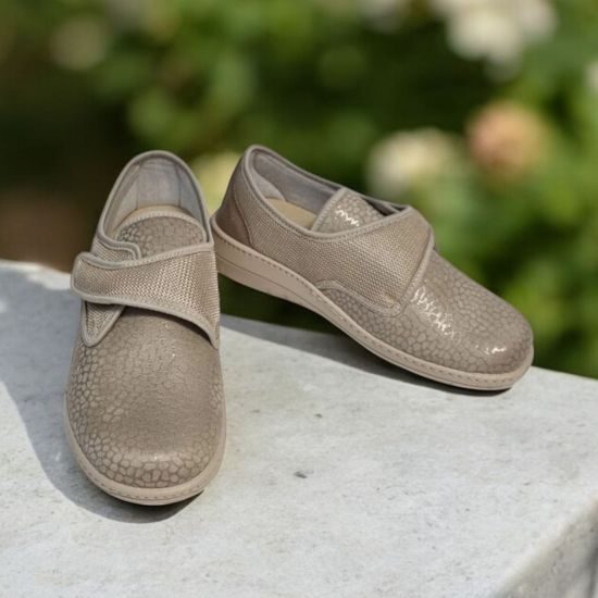 Polobotky dámské béžové Mediline 15070 na hallux