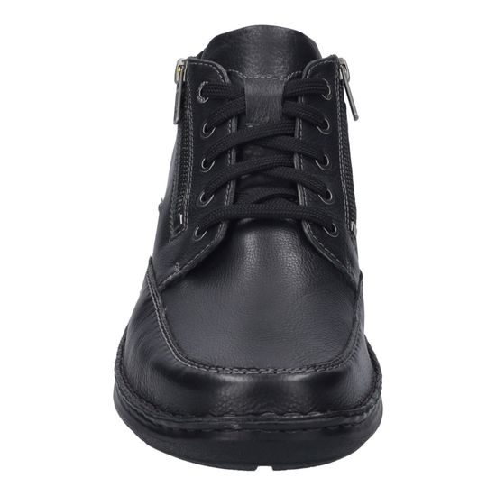 Pánské zimní kotníkové boty kožené Josef Seibel New Anvers 84 černé zateplené na široké chodidlo