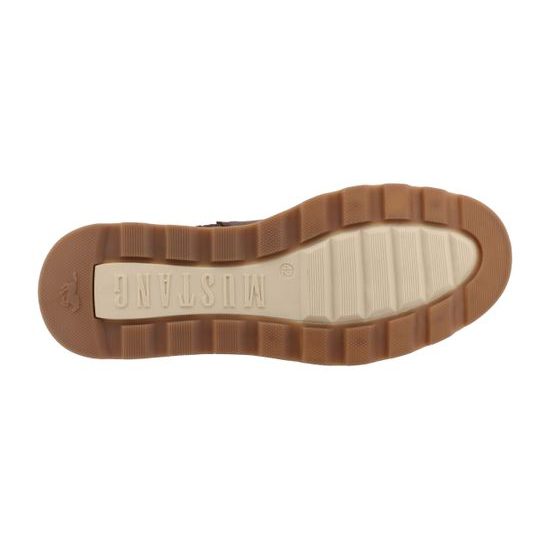 Nadměrné pánské zimní kotníkové boty hnědé Mustang 15M0131003