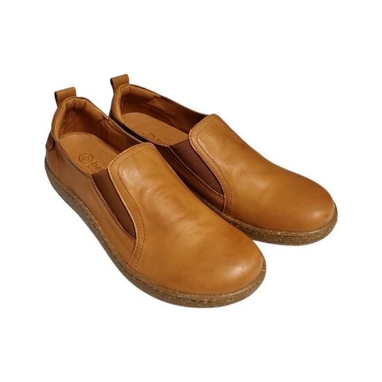 Dámské mokasíny hnědé beBare na hallux