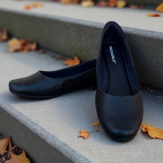 Baleríny černé Piccadilly Raquel 250115-607 na hallux