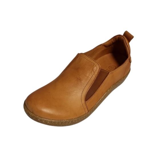 Dámské mokasíny hnědé beBare na hallux