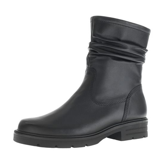 Nadměrné dámské zimní kotníkové boty černé Gabor 74.655.27
