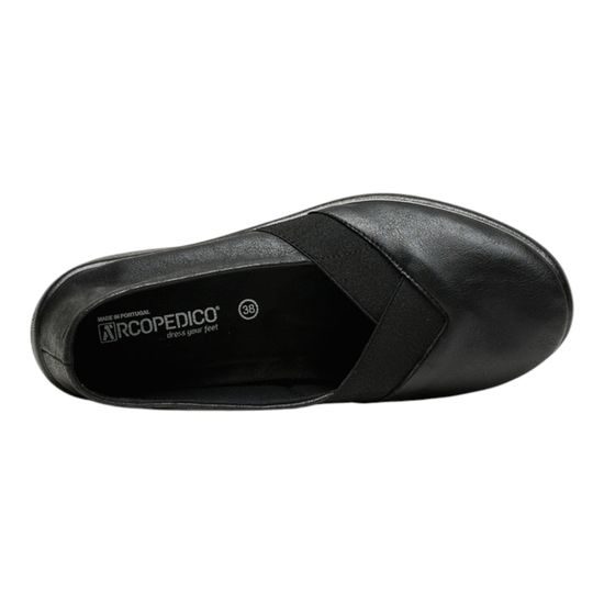 Baleríny černé Arcopedico elastické Acadia na hallux