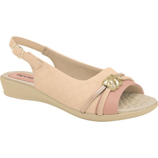 Nadměrné dámské sandály růžové Piccadilly Camila 500408-3 na hallux