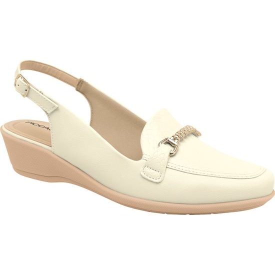 Nadměrné dámské sandály krémové Piccadilly 143224-001