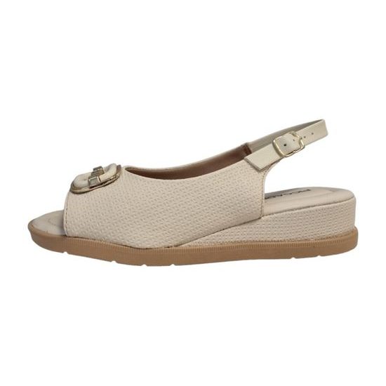 Sandály Piccadilly Joanete krémové 458033-1 na hallux
