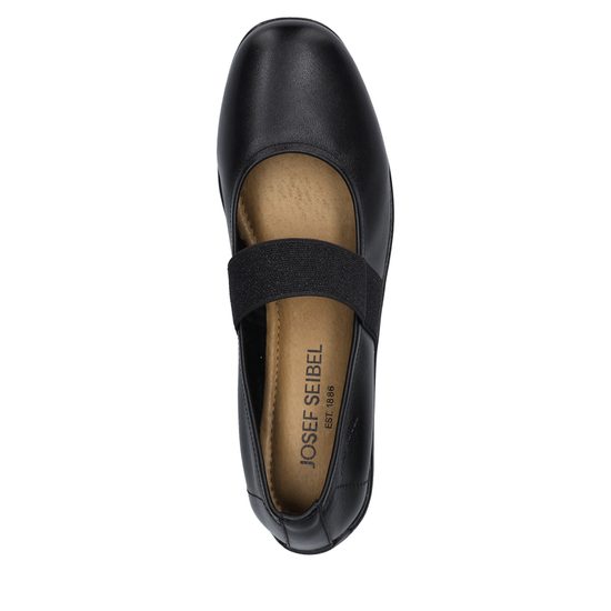 Baleríny černé Josef Seibel kožené Fenja 25