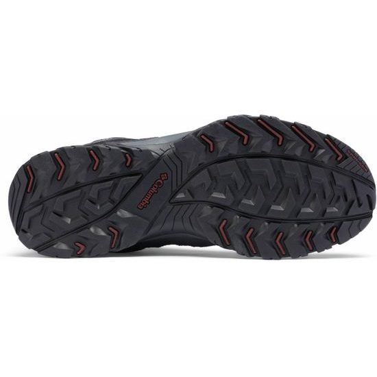 Nadměrné pánské vysoké trekové boty šedé Columbia Crestwood MID Waterproof na vysoký nárt