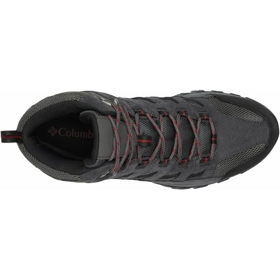 Nadměrné pánské vysoké trekové boty šedé Columbia Crestwood MID Waterproof na vysoký nárt