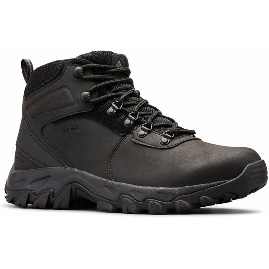 Trekové boty Columbia Newton Ridge Plus II Waterproof Black, Black 1594731011