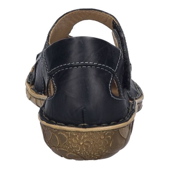 Dámské sandály černé Josef Seibel Rosalie 03 široká špička