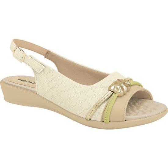 Dámské sandály béžové Piccadilly Camila 500408-2 na hallux