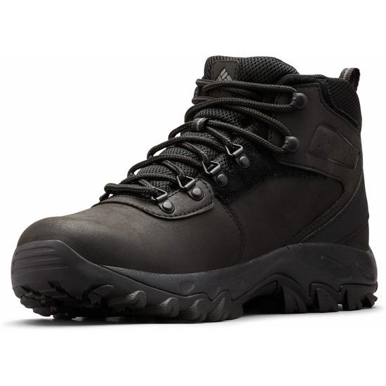 Trekové boty Columbia Newton Ridge Plus II Waterproof Black, Black 1594731011