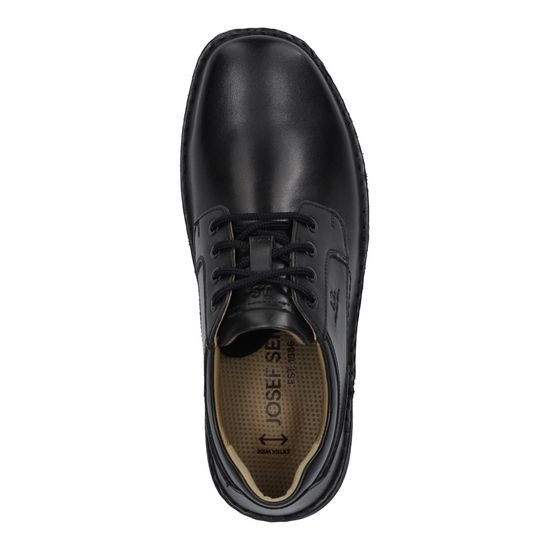 Pánské polobotky černé Josef Seibel New Anvers 06 na široké chodidlo