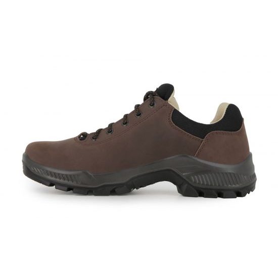 Trekové boty Alpina PRIMA LOW brown na široké chodidlo