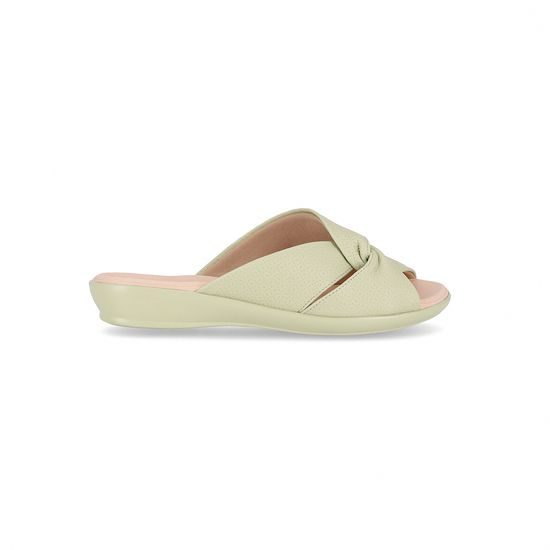 Nadměrné dámské pantofle zelené Piccadilly 500376-001 na hallux