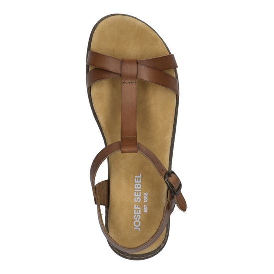 Nadměrné dámské sandály hnědé Josef Seibel Fabricia 01