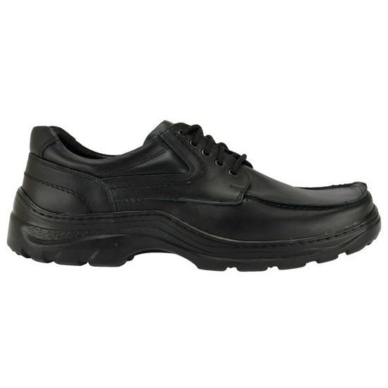 Nadměrné polobotky De Plus černé 608 - black široká špička