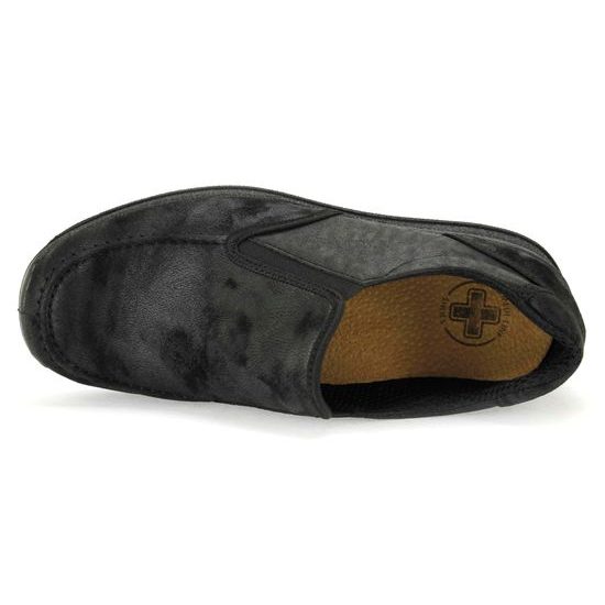 Polobotky Mediline černé 10030 na široké chodidlo